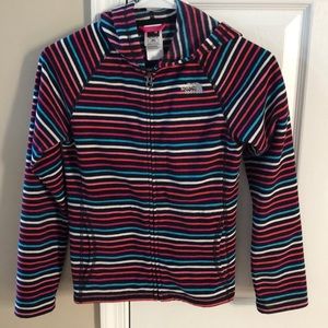 Fleece sweatshirt jacket